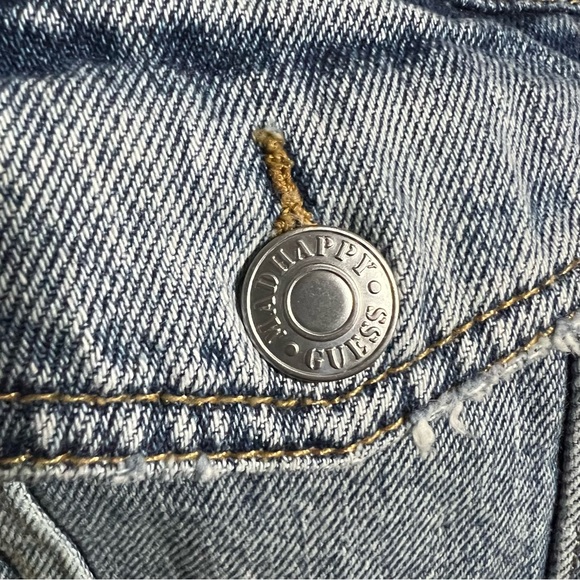 MadHappy Guess Collaboration Denim Jacket Small - Picture 13 of 13